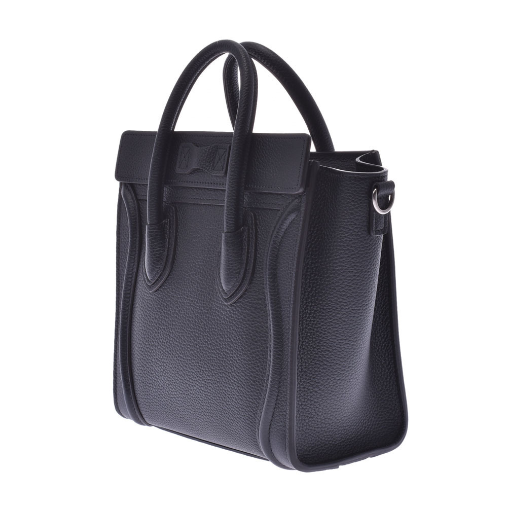 Celine Luggage Shopper Bag Black Calfskin Handbag - Picture 2 of 9